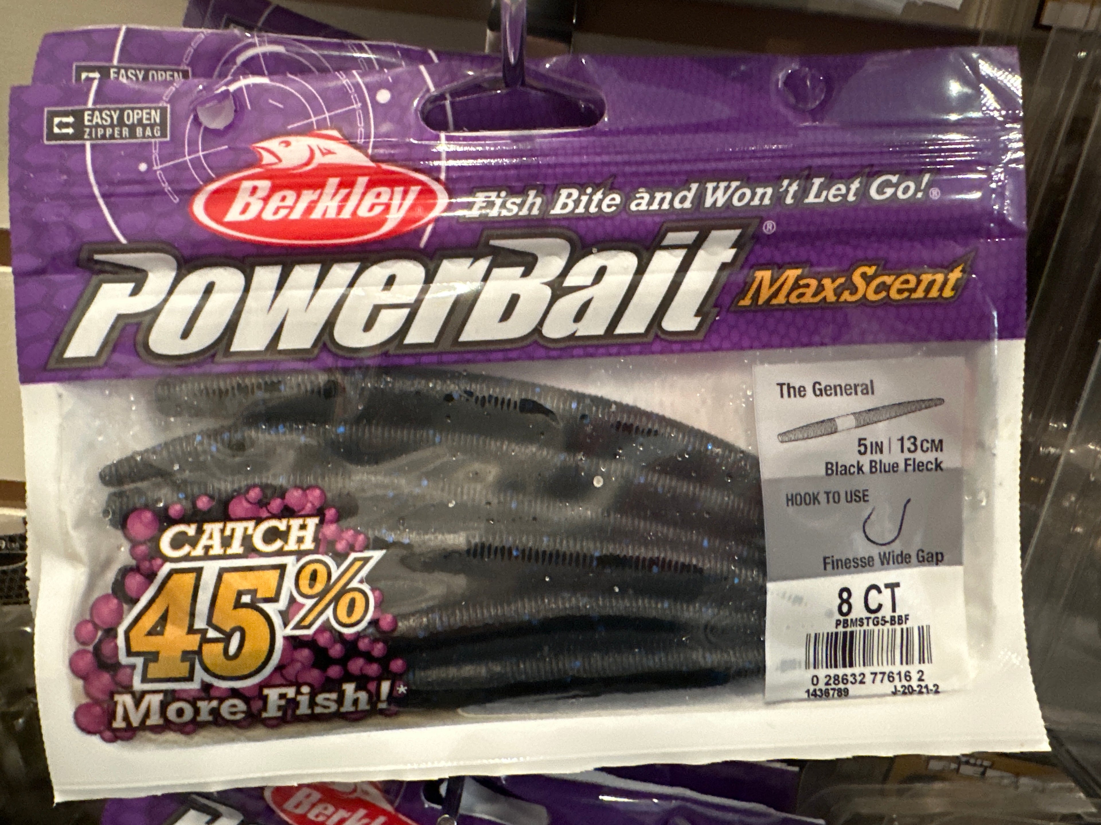 Berkley Powerbait Max Scent The General 5” 8pcs