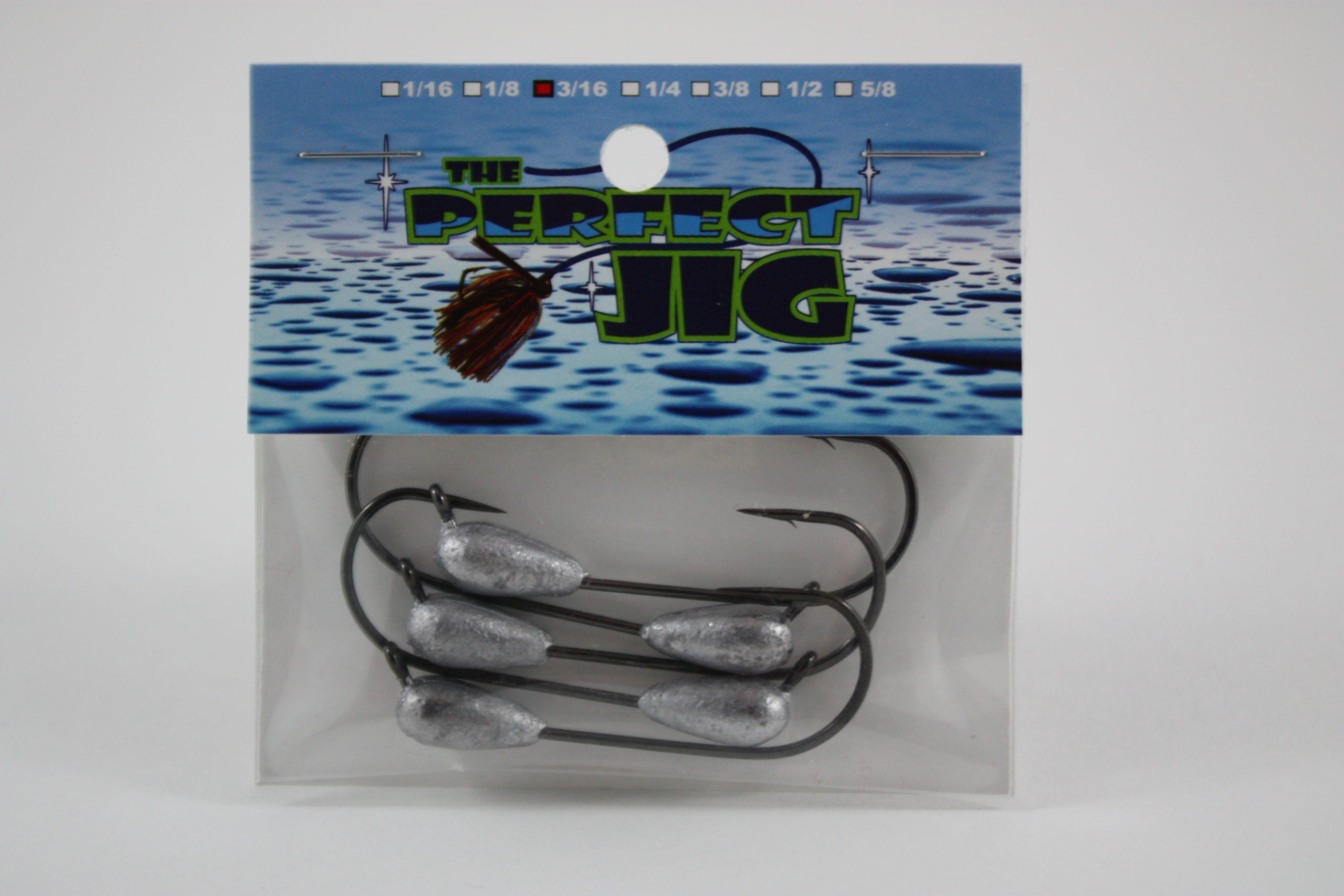 The Perfect Jig Flat Eye Tear Drop Tube Head 3/16