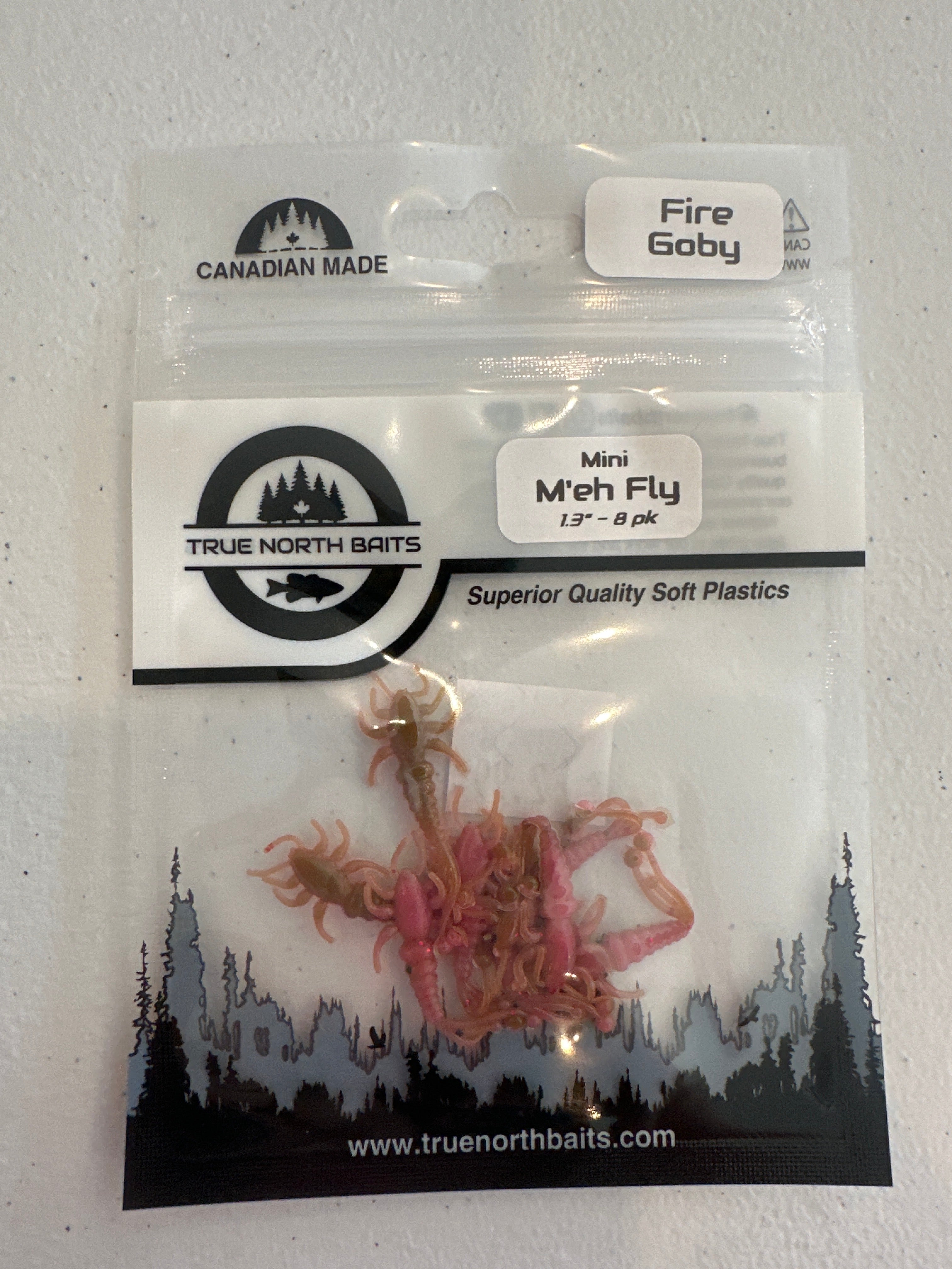True North Baits Mini M’eh Fly 1.3” 8pcs