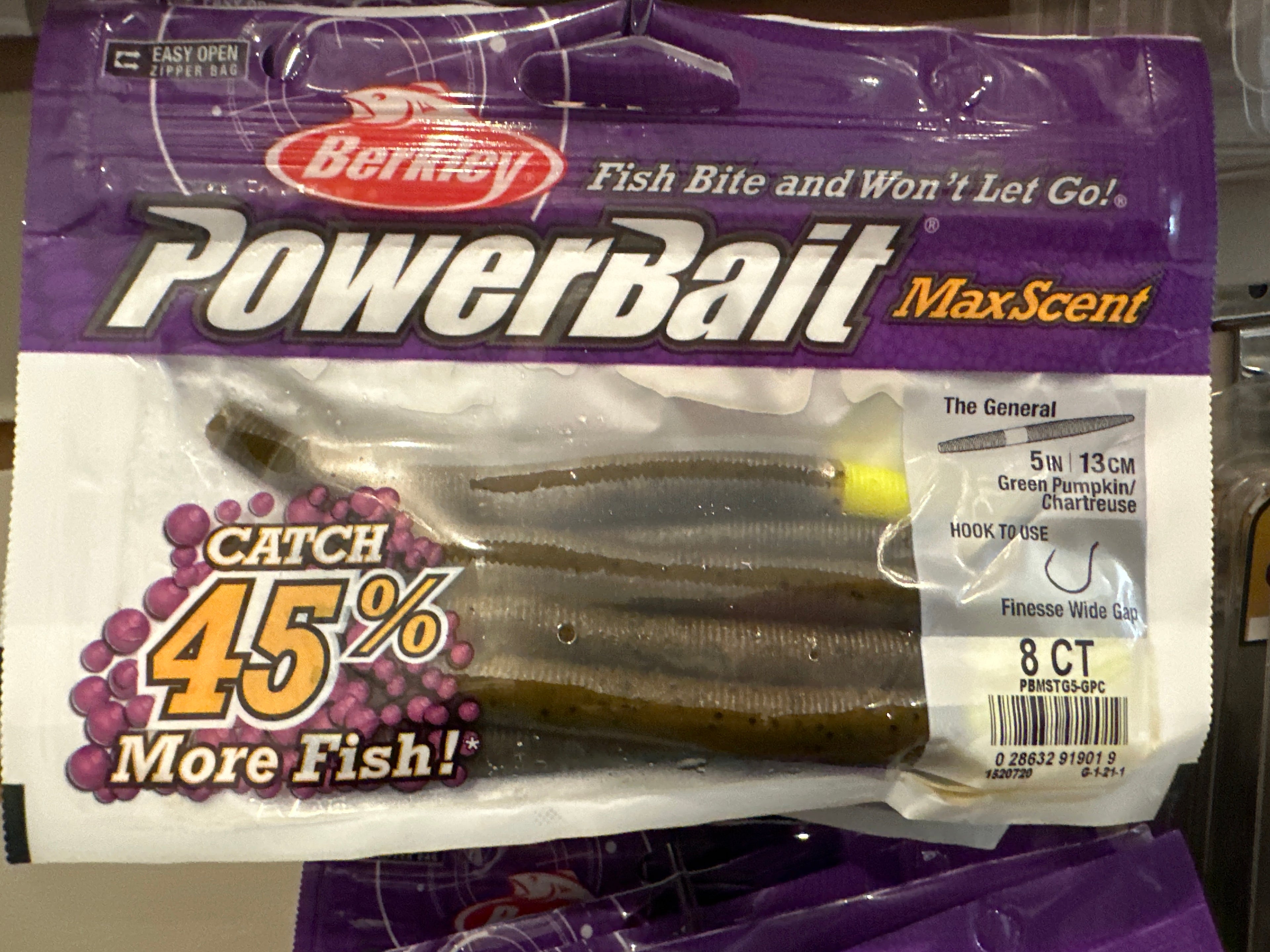 Berkley Powerbait Max Scent The General 5” 8pcs