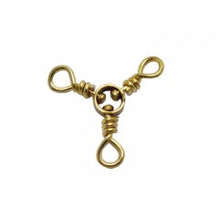 Compac 3-Way Swivels 10pcs Brass