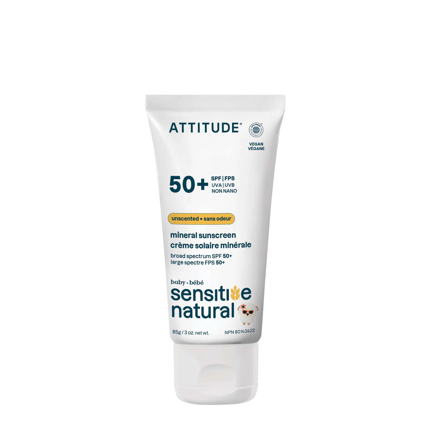 Attitude Sunly Mineral Sunscreen Lotion 50SPF