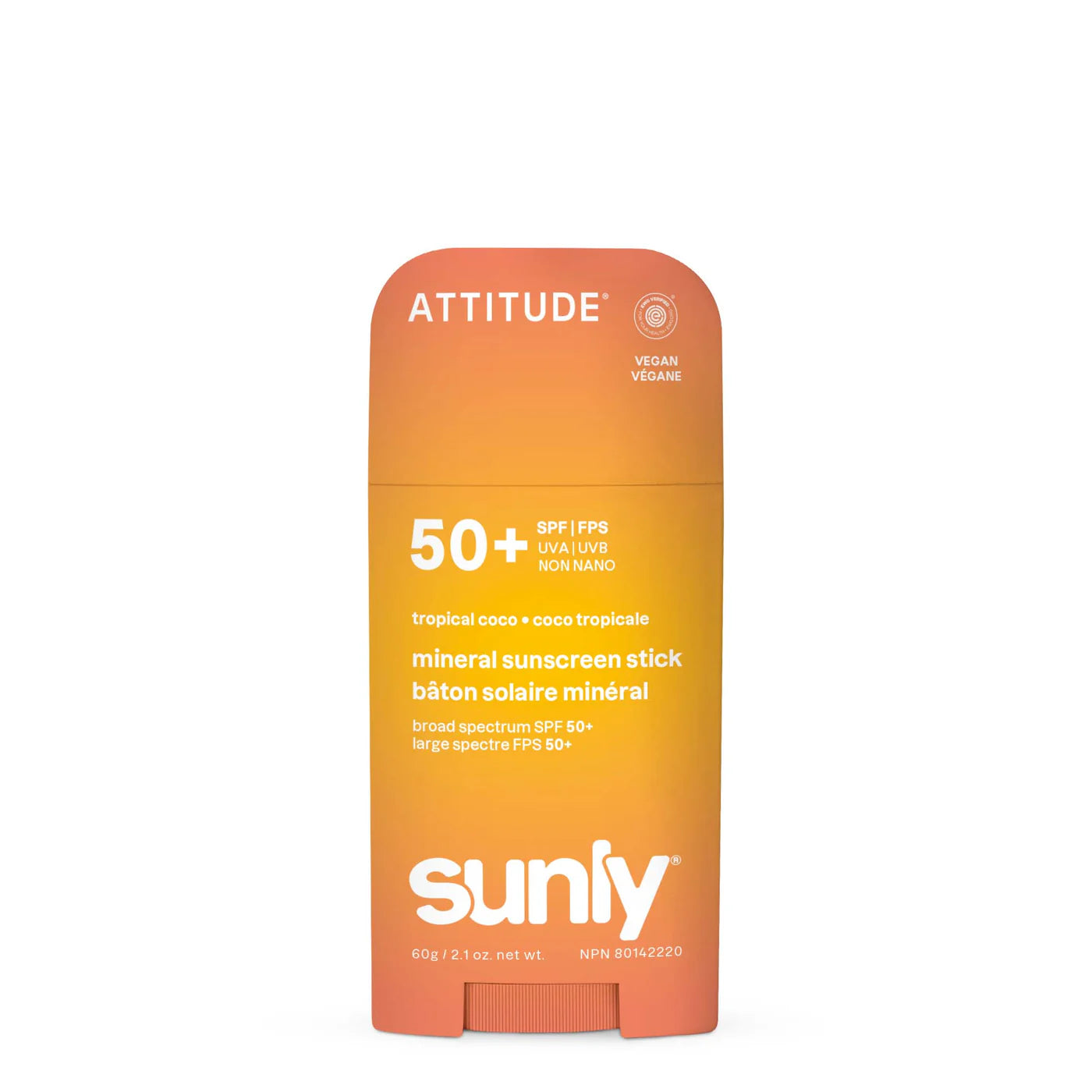 Attitude Sunly Mineral Sunscreen Stick 50SPF
