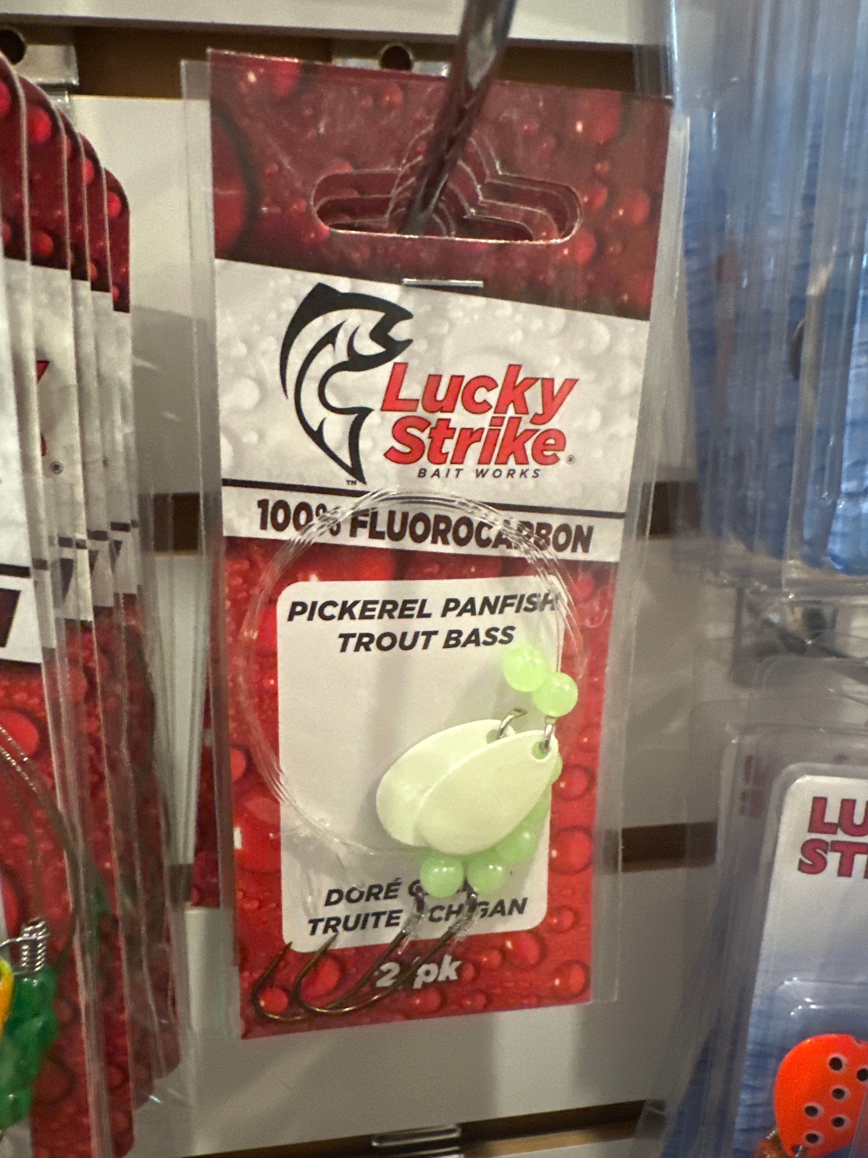Lucky Strike Fluorocarbon Rig 2pcs