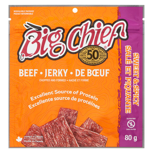 Big Chief Beef Jerky 80g