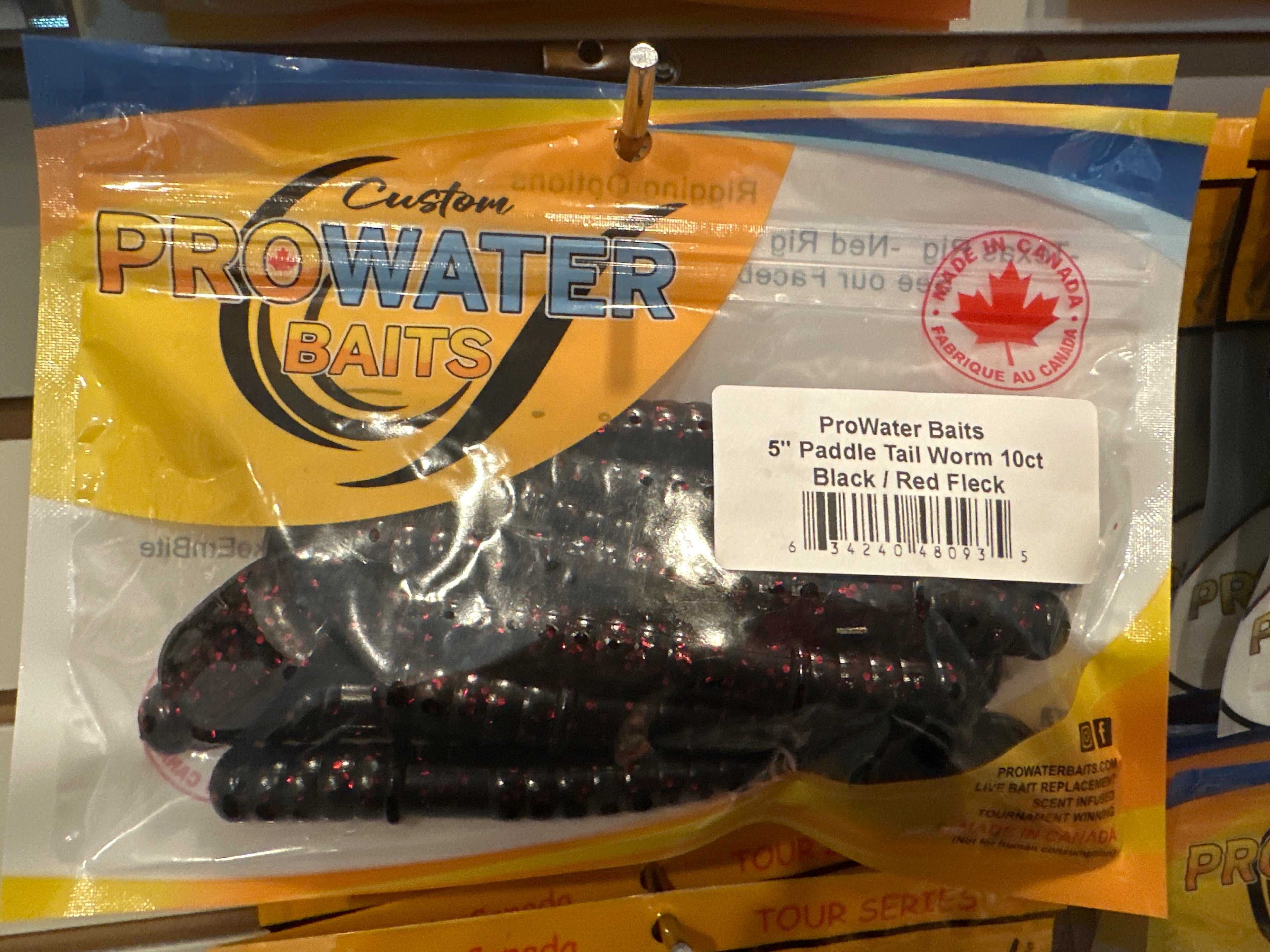 Pro Water Baits Paddle Tail Worm 5” 10pcs