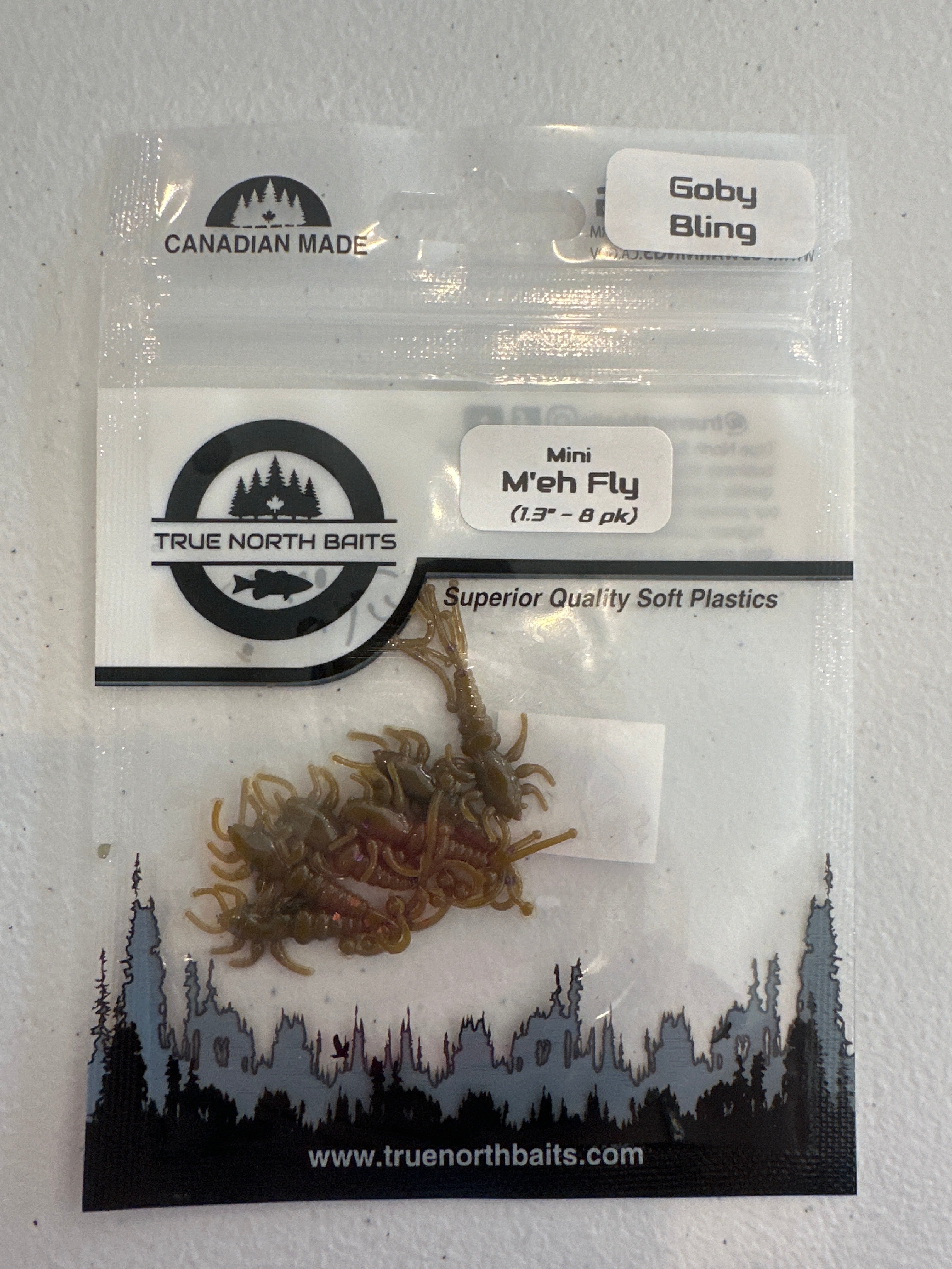 True North Baits Mini M’eh Fly 1.3” 8pcs