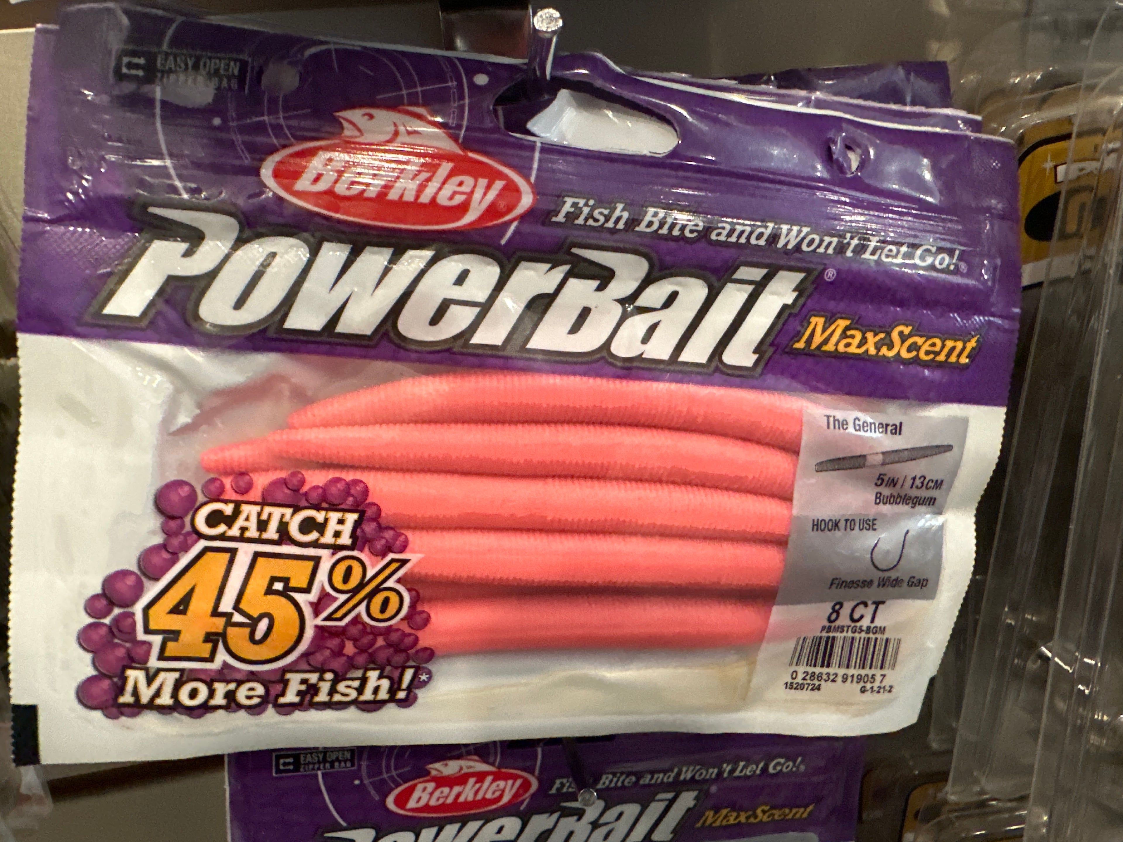 Berkley Powerbait Max Scent The General 5” 8pcs