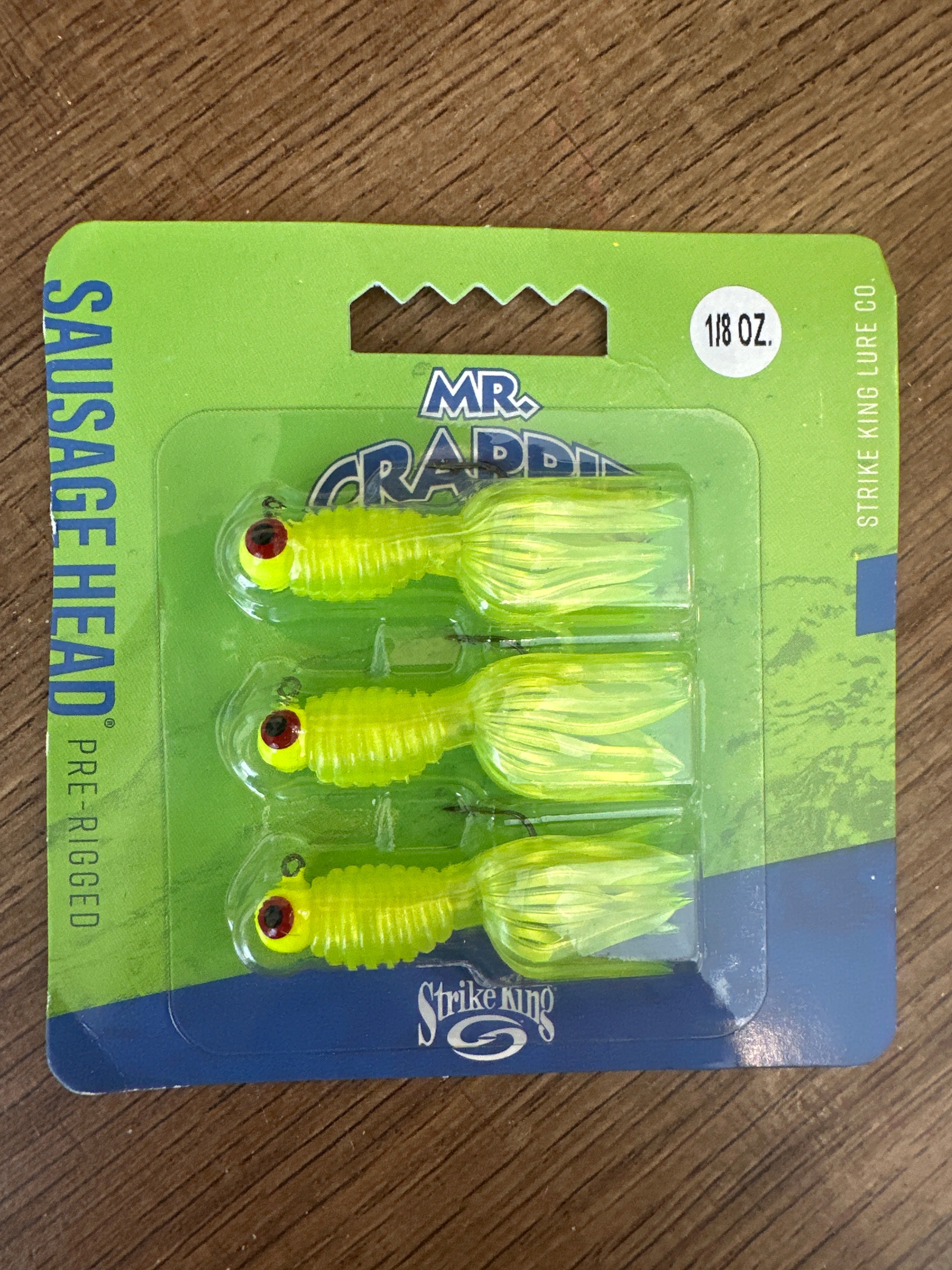 STRIKE KING MR CRAPPIE PRE-RIGGED CRAPPIE THUNDER SAUSAGE SPIN