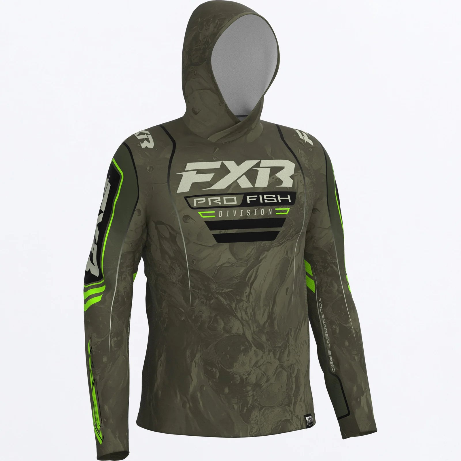 FXR Men's Tournament Air UPF Hoodie Moss
