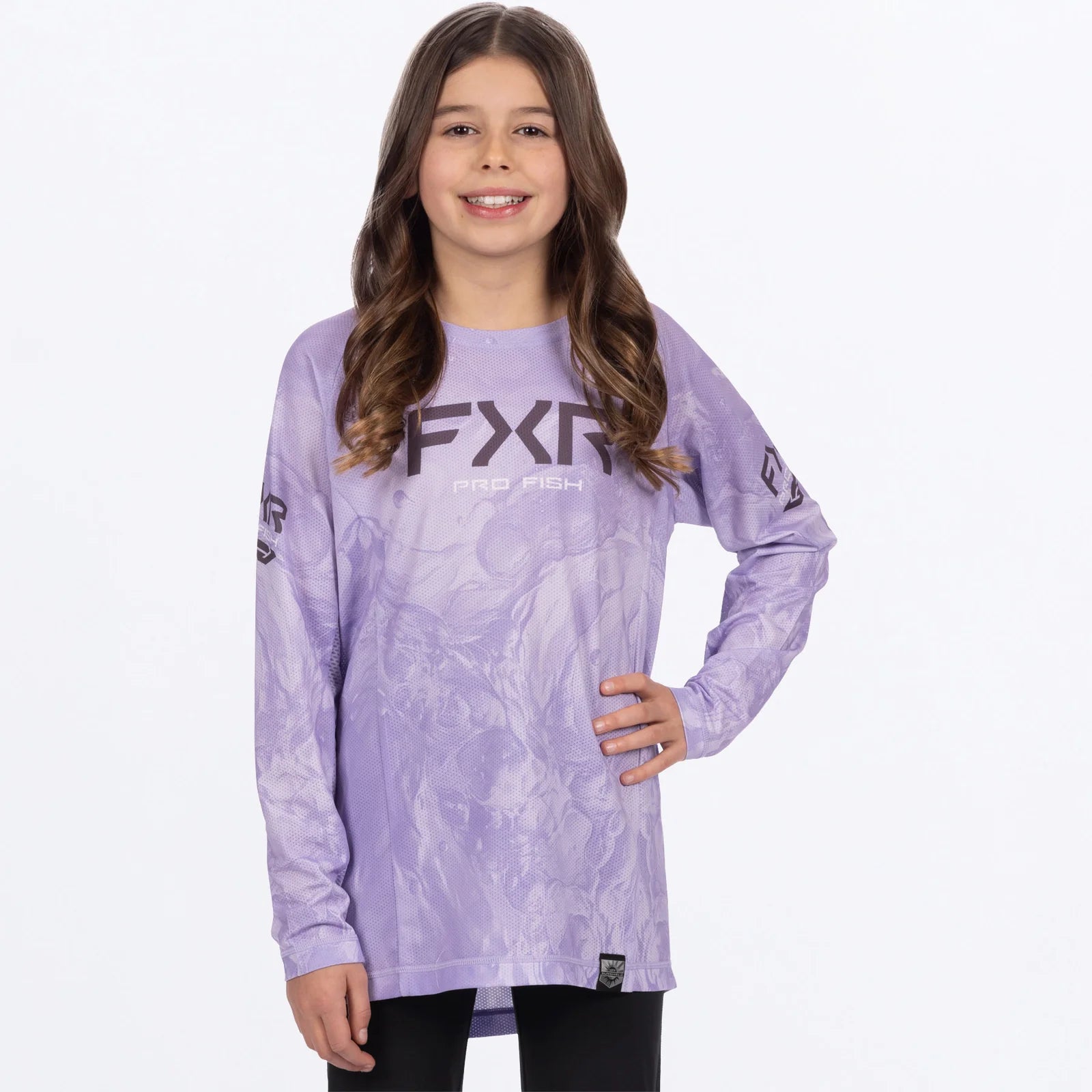 FXR Youth Derby Air Longsleeve Lavender