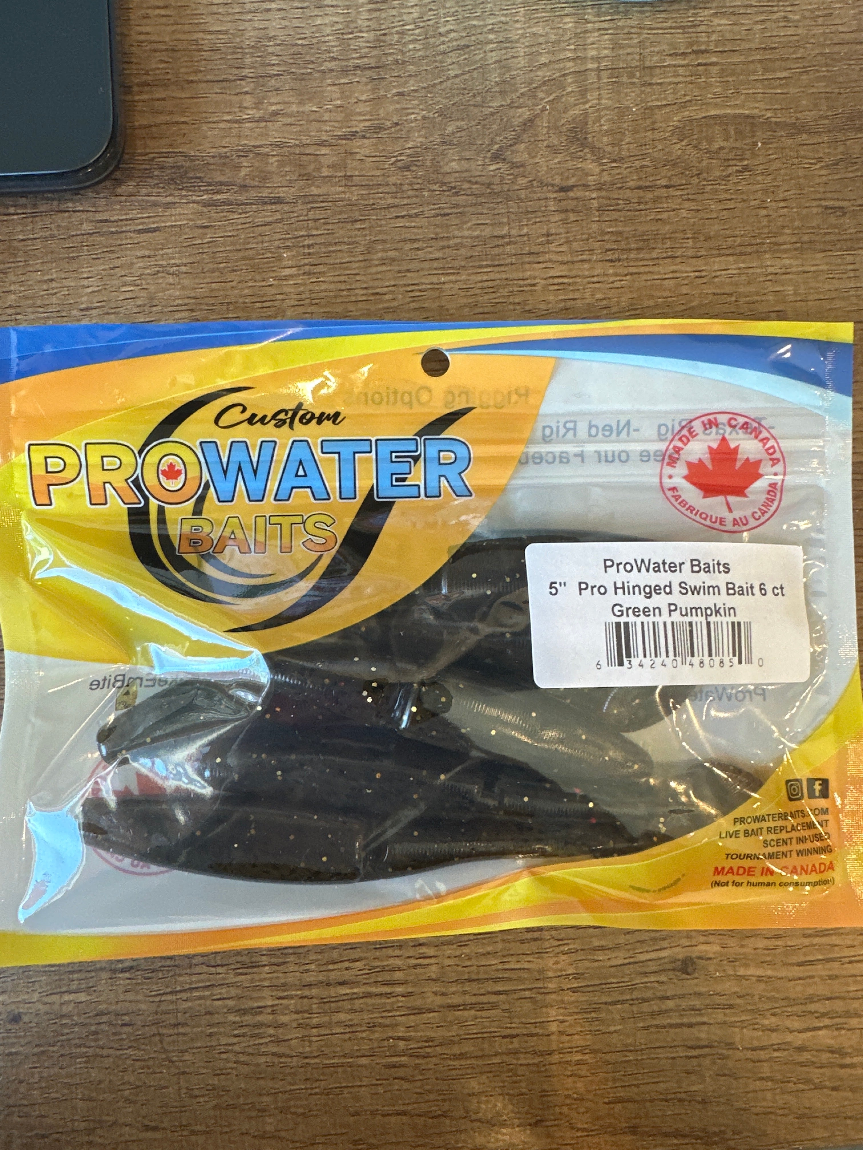 Pro Water Baits Pro Hinged Swim Bait 5” 6pcs