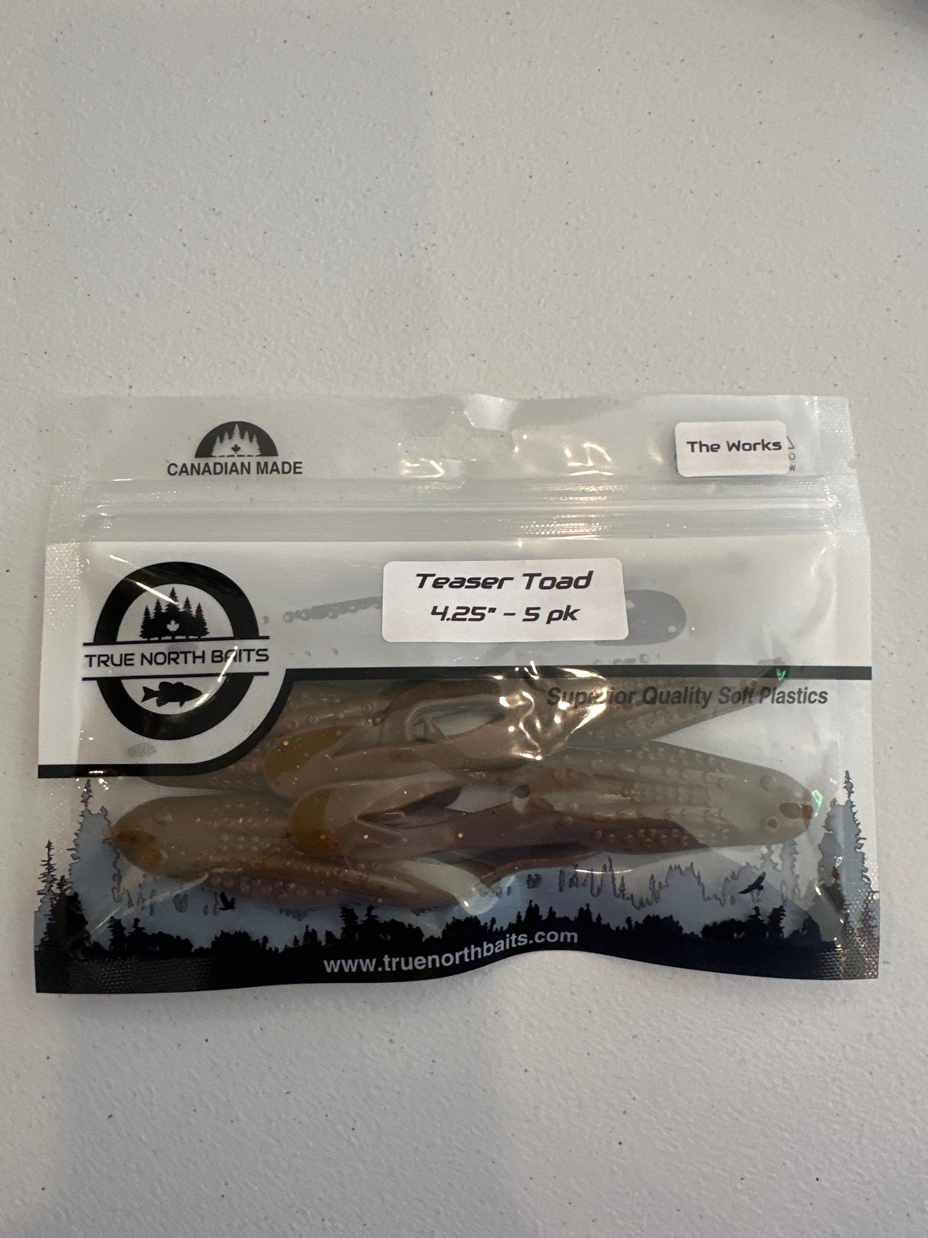 True North Baits Teaser Toads 4.25 5pcs