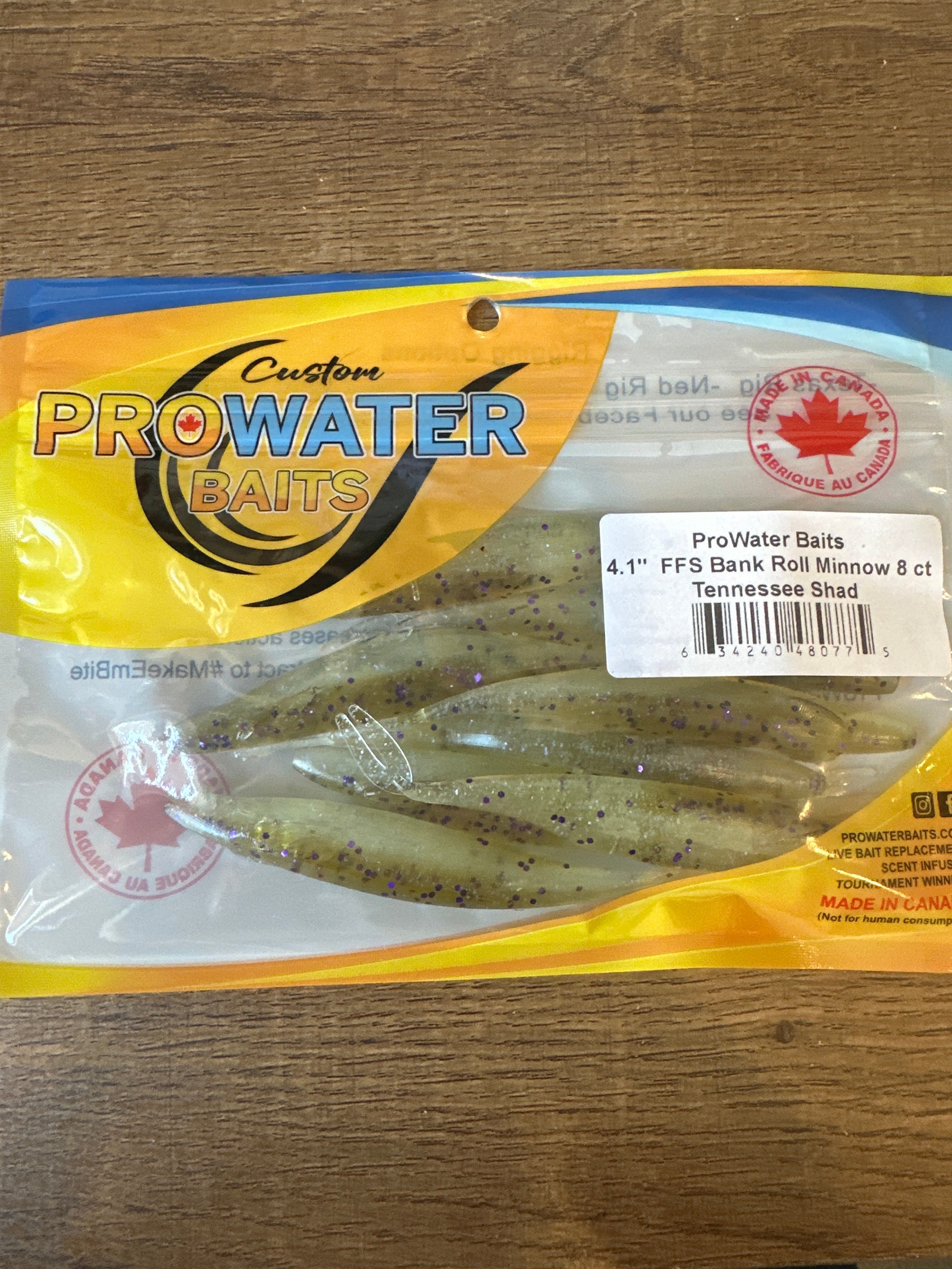 Pro Water Baits FFS Bank Roll Minnow 4.1” 8pcs