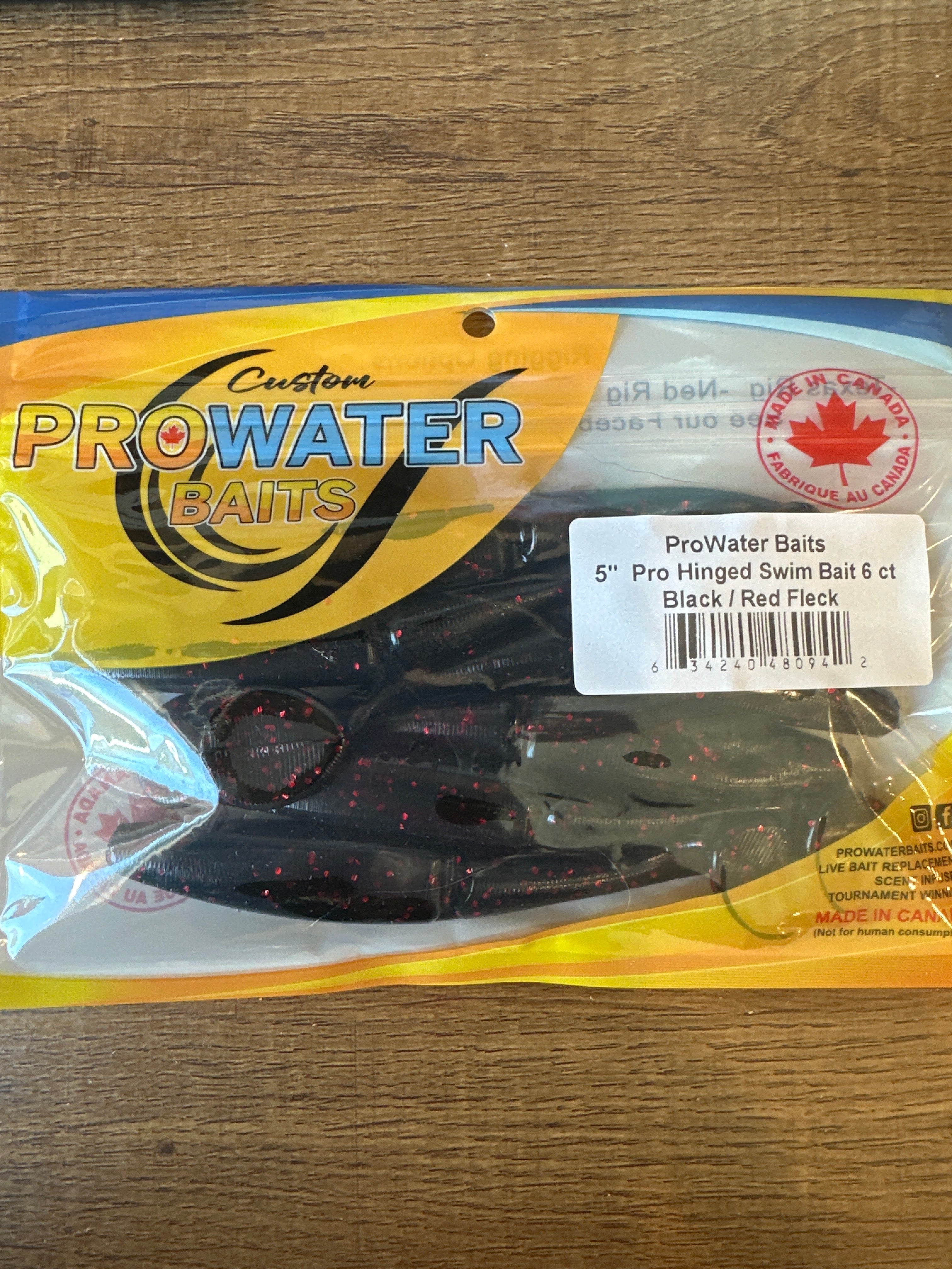 Pro Water Baits Pro Hinged Swim Bait 5” 6pcs