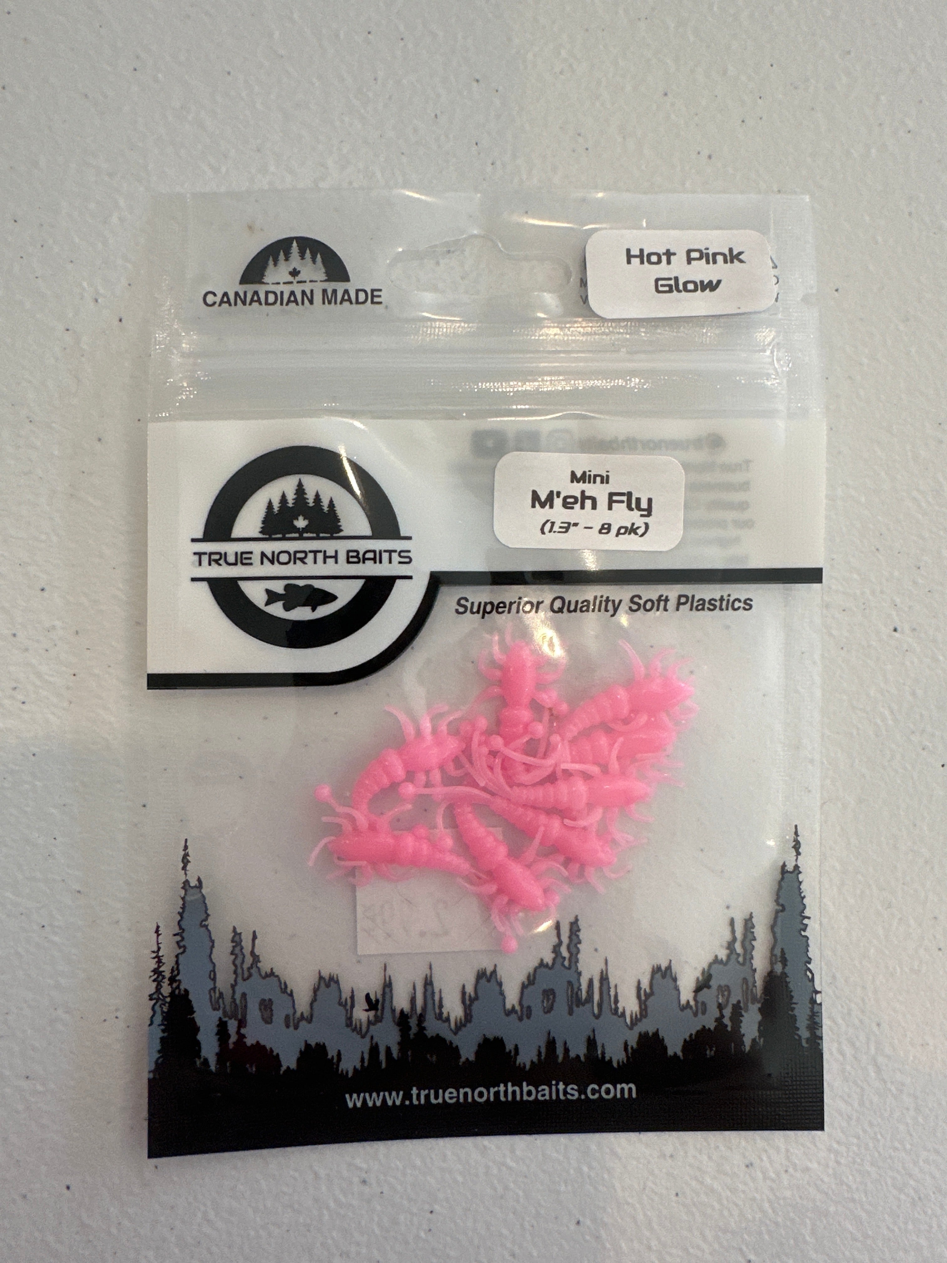 True North Baits Mini M’eh Fly 1.3” 8pcs