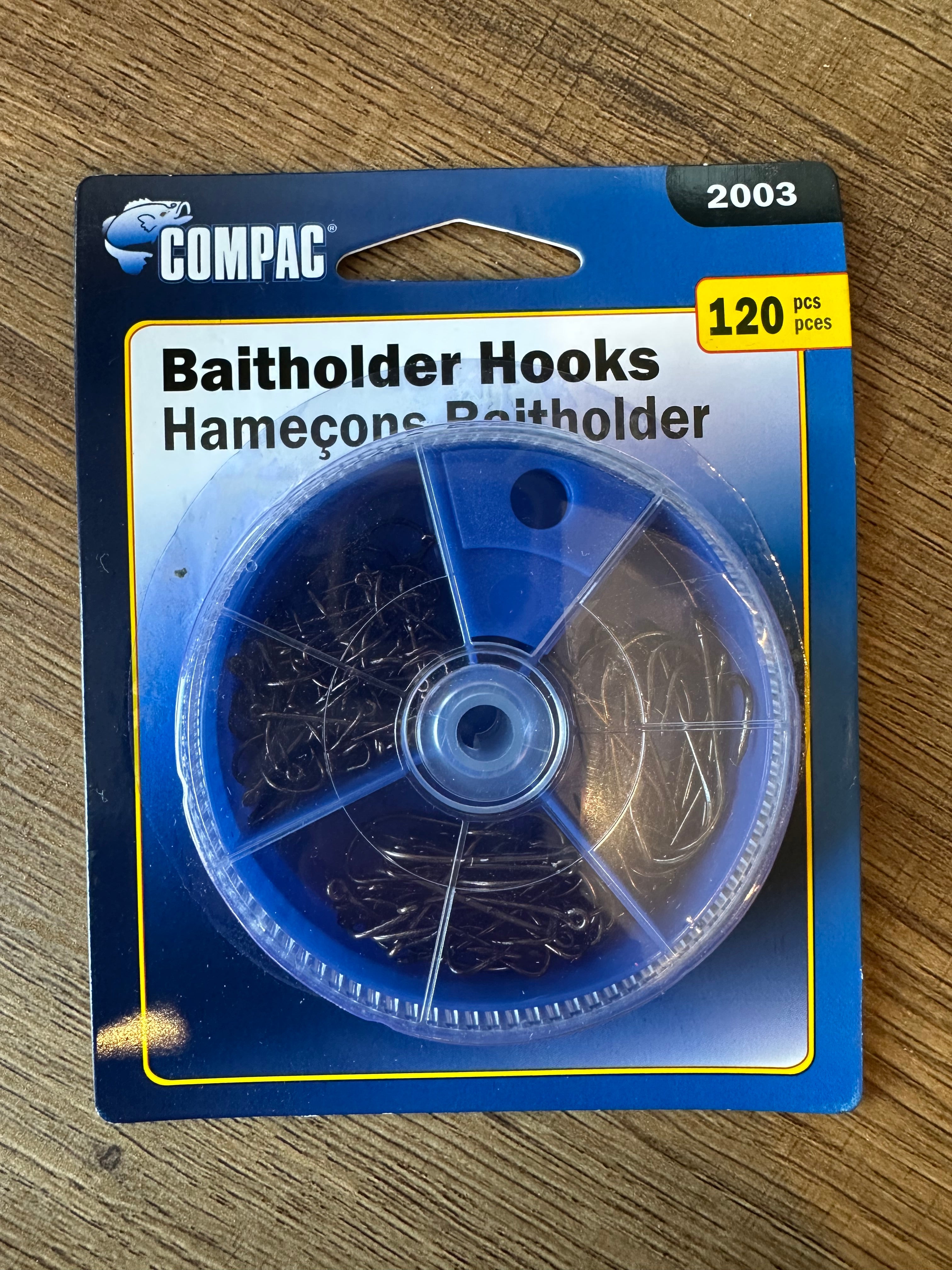 Compac Baitholder Hooks 120pcs