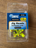 Compac Jig Heads 1/8oz 10pcs