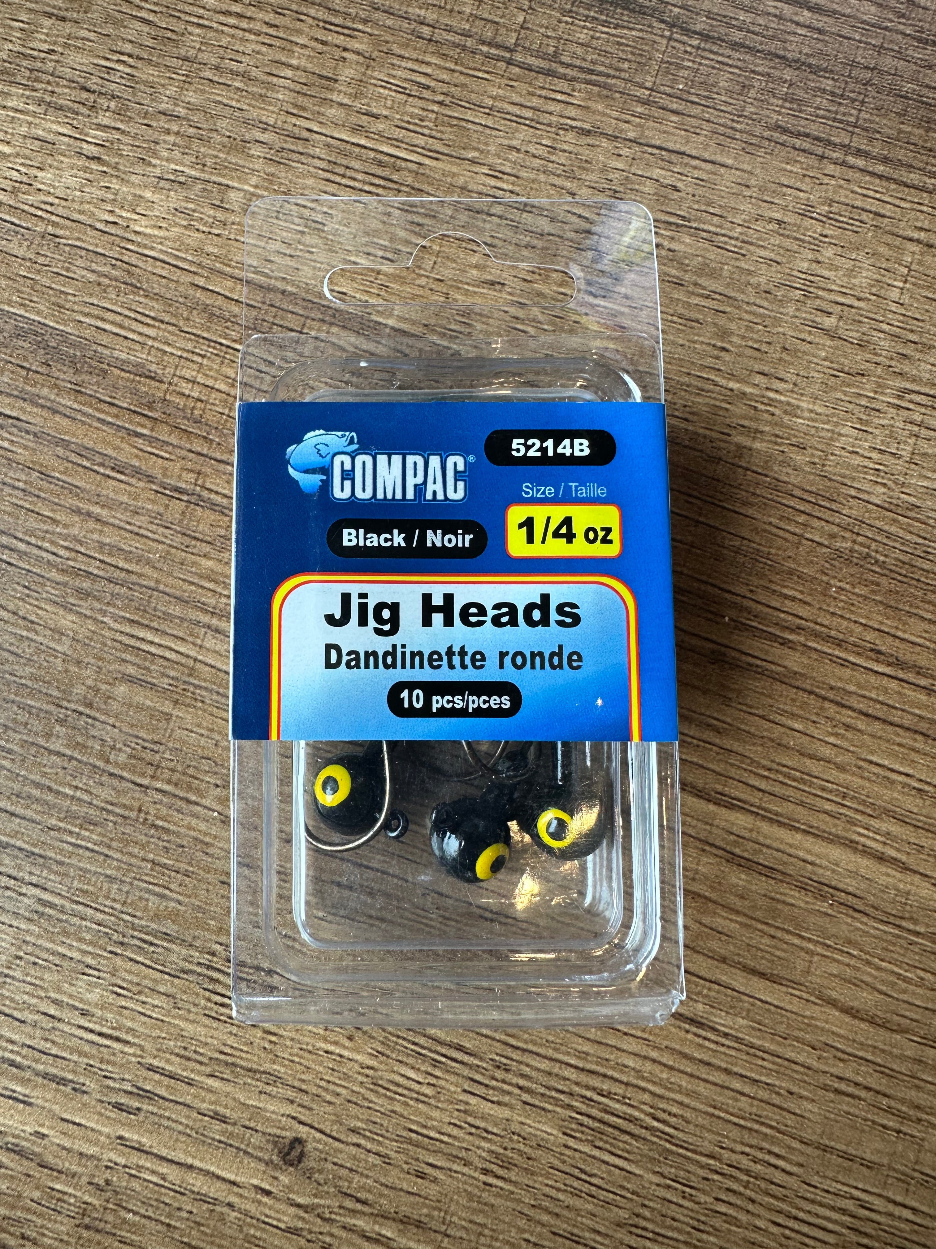 Compac Jig Heads 1/4oz 10pcs