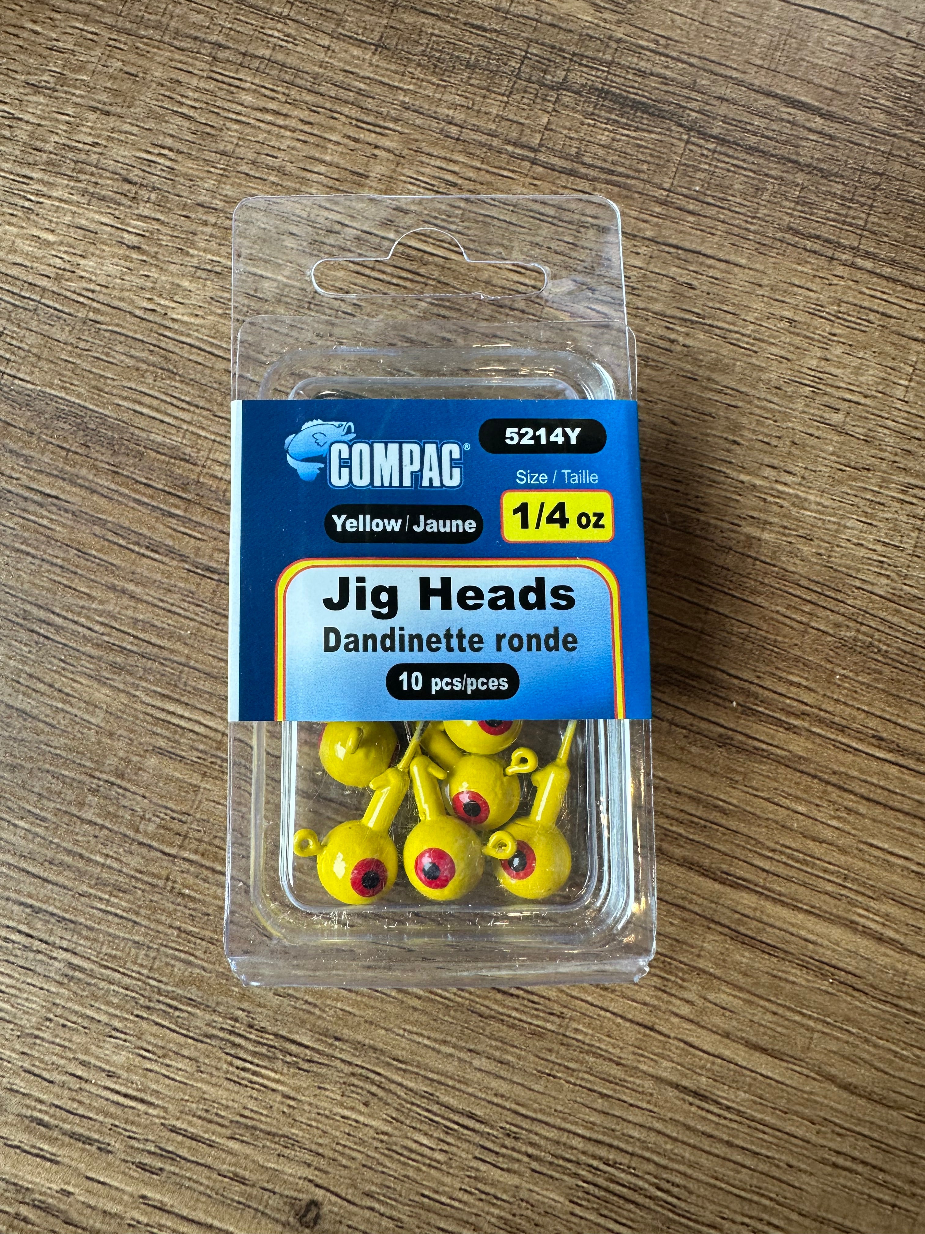 Compac Jig Heads 1/4oz 10pcs