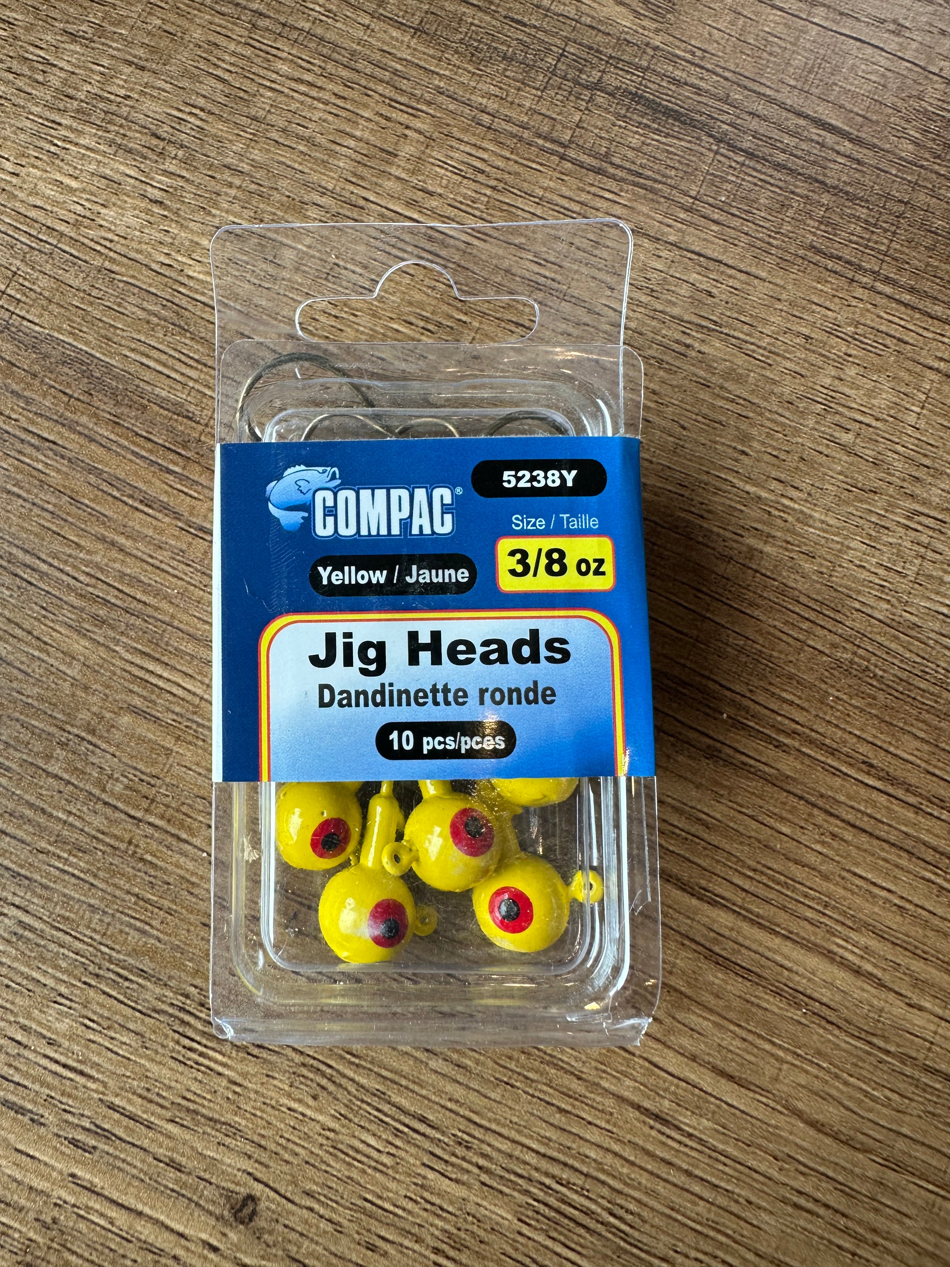 Compac Jig Heads 3/8oz 10pcs