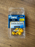 Compac Floating Jig Heads 2/3oz 5pcs