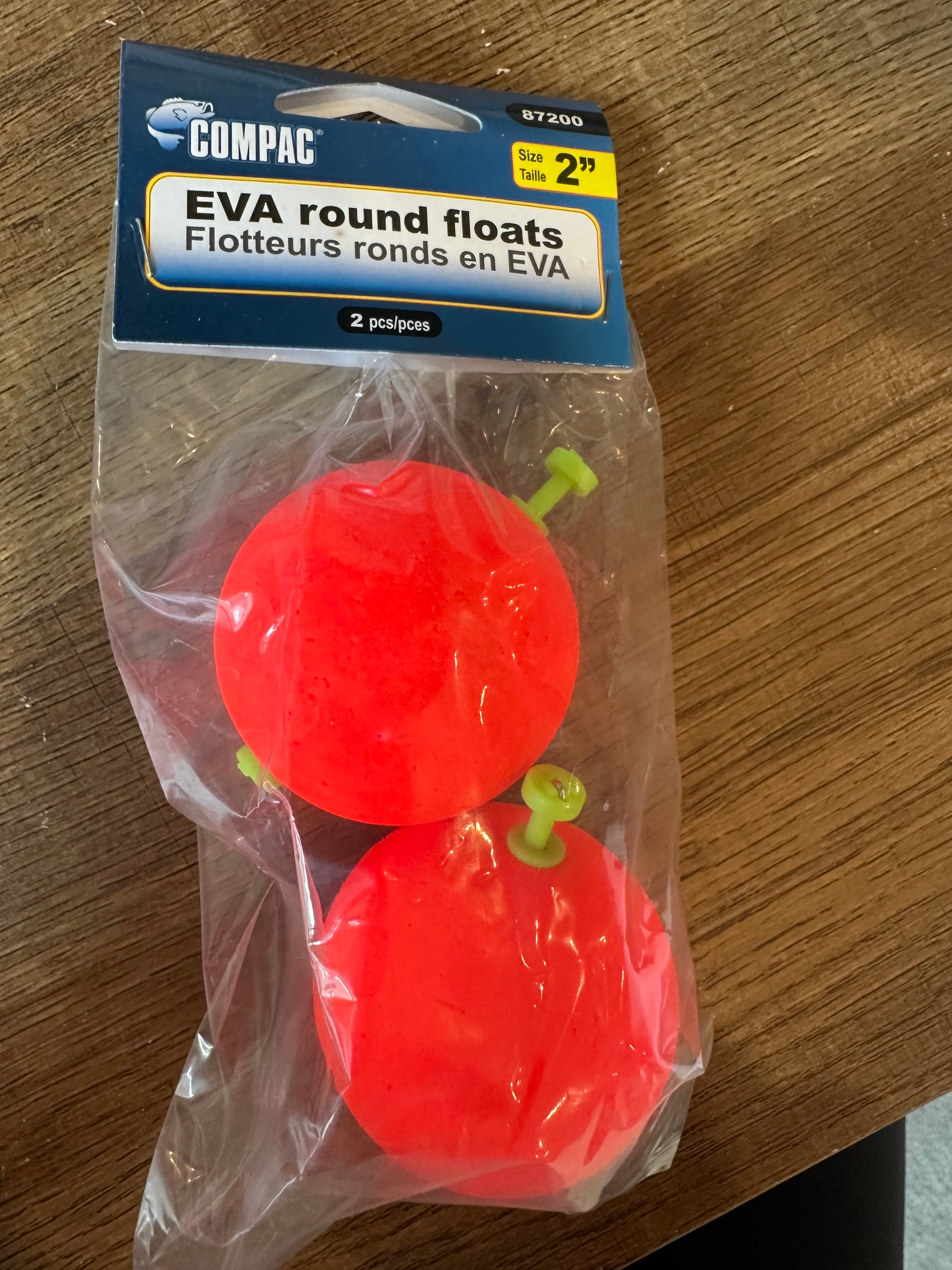 Compac EVA Round Floats 2"