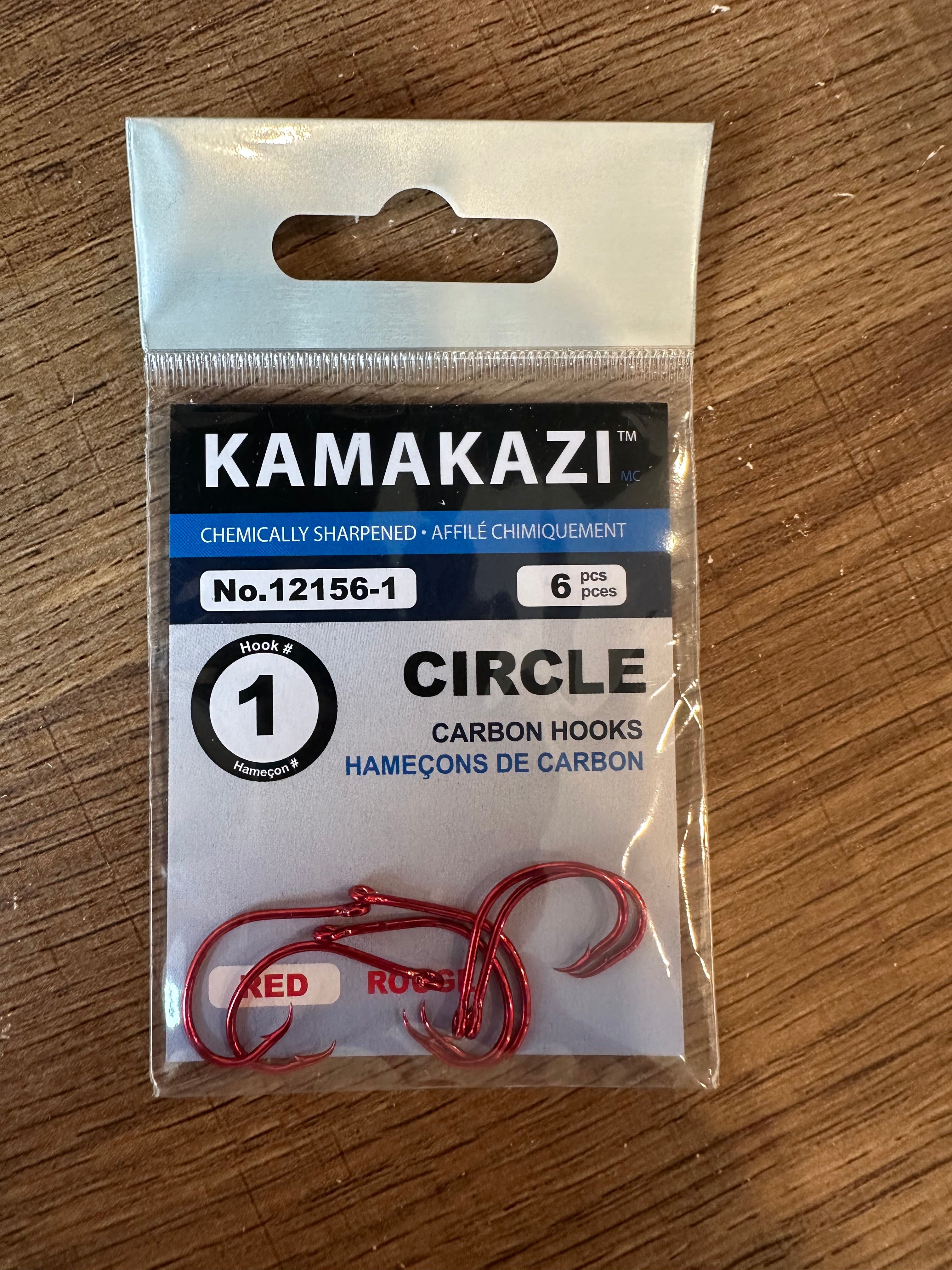 Kamakazi Circle Hooks Red