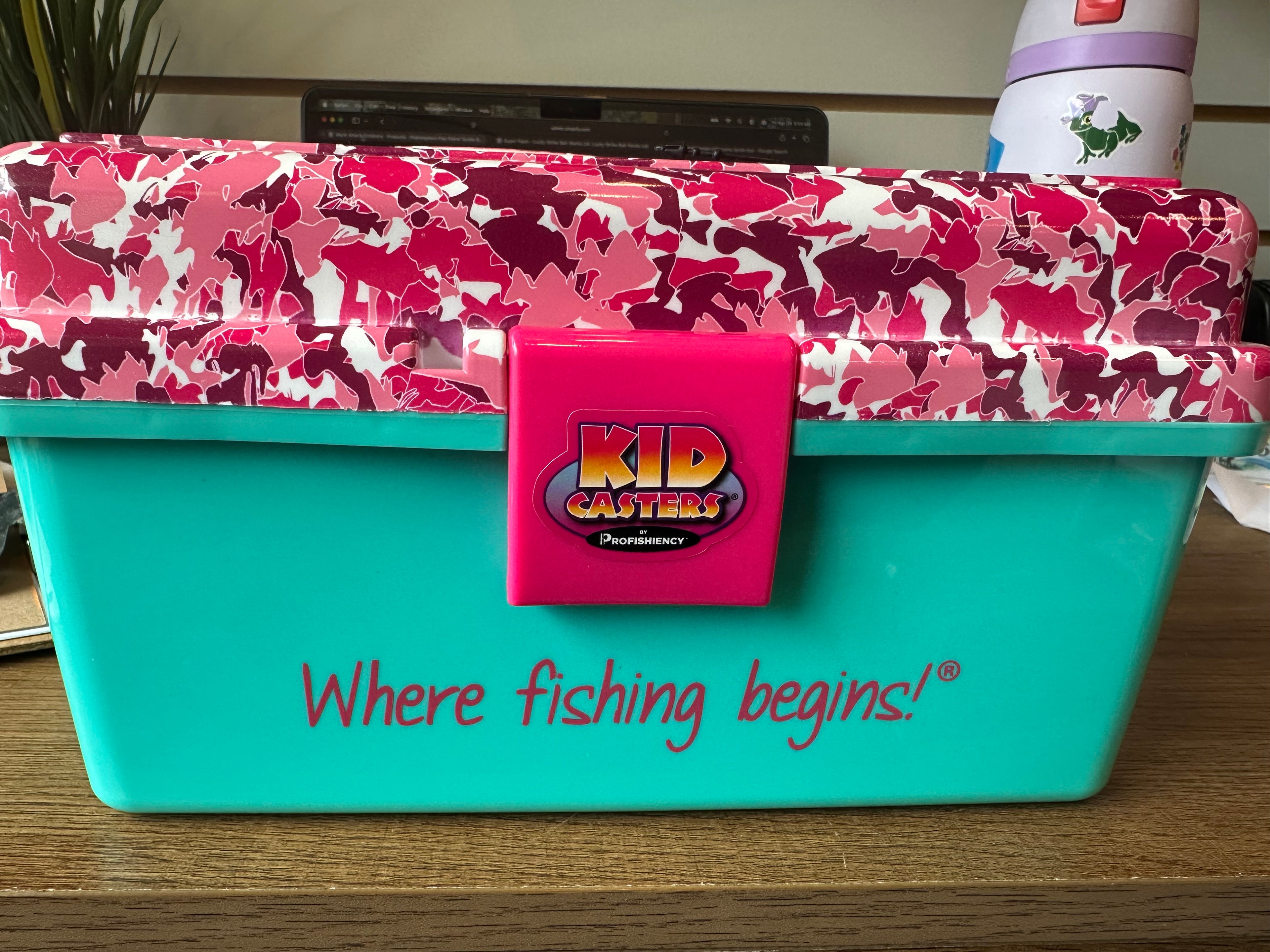 Shakespeare Pink Camo Kids Tackle Box