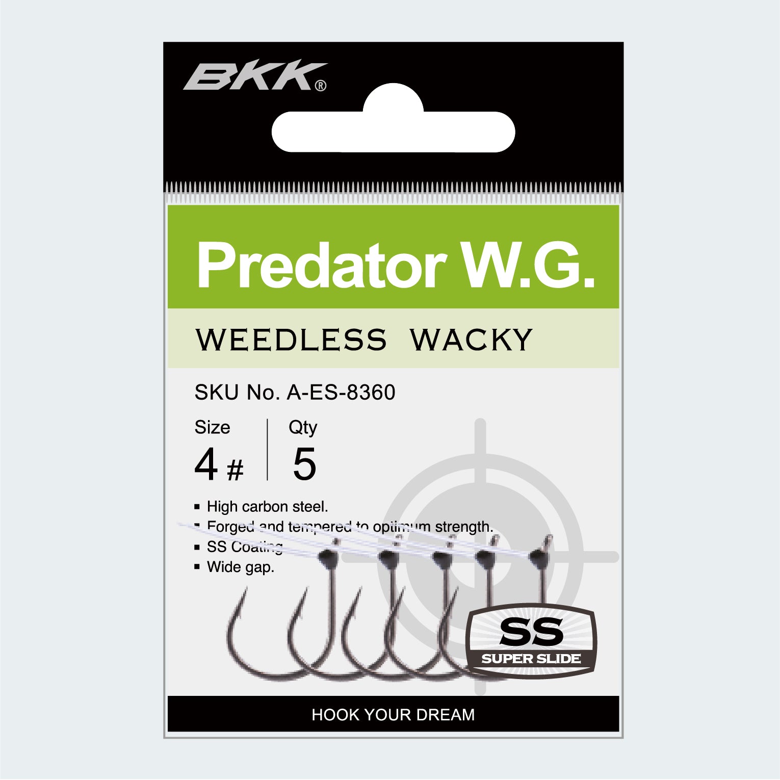 BKK Predator WG Weedless Hooks