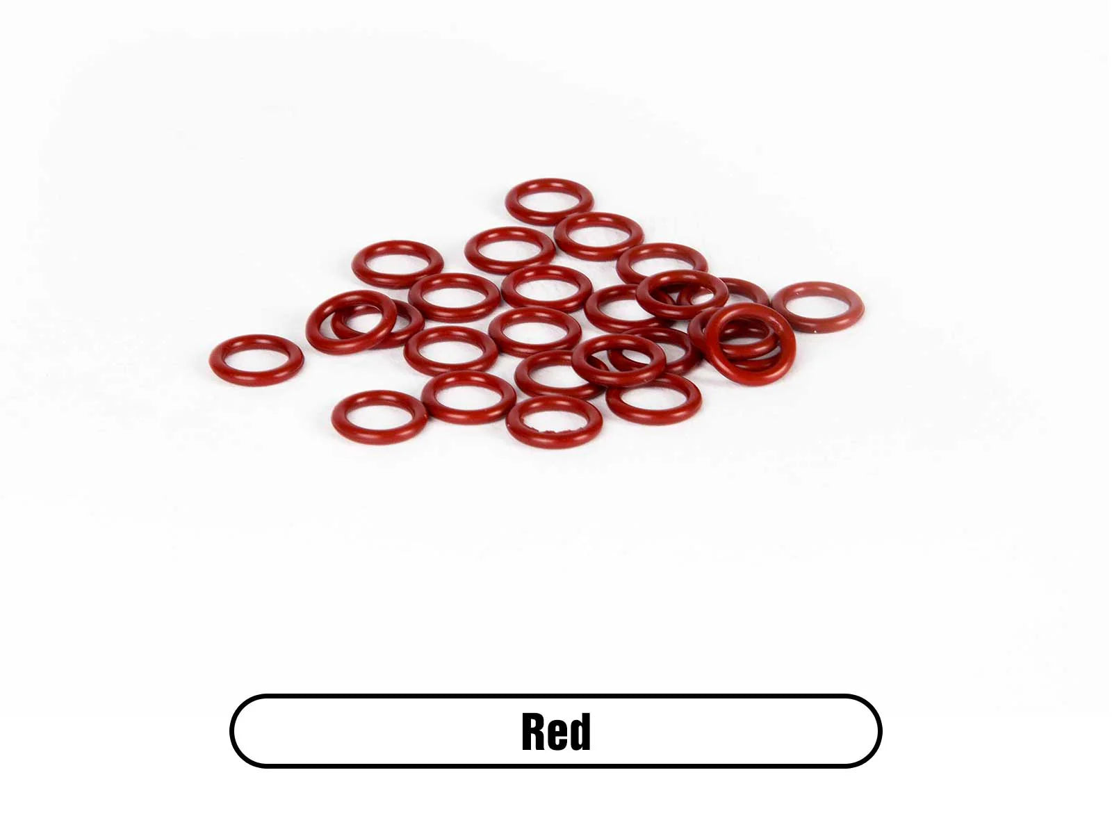 X-Zone Wacky Rigging O' Rings Red 25pcs