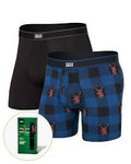 SAXX DayTripper Comfort Stretch 6" Boxer Brief 2 Pack