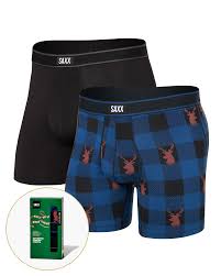 SAXX DayTripper Comfort Stretch 6" Boxer Brief 2 Pack