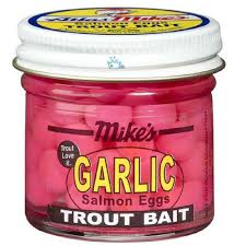 Atlas Mikes Salmon Eggs Trout Bait - Garlic