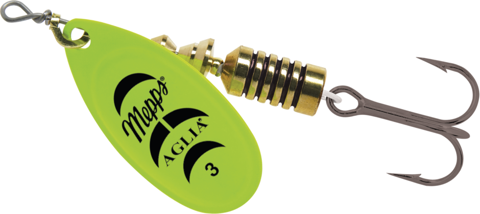 Mepps Aglia Sliver Chartreuse