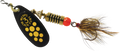 Mepps Black Fury Black Yellow Dots