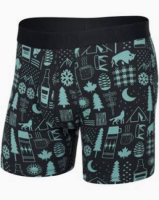 SAXX DropTemp Cooling Cotton 6" Boxer Brief Camping