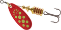 Mepps Comet Red Chartreuse Dot