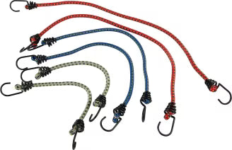 Coleman Stretch Cords 6 Pcs