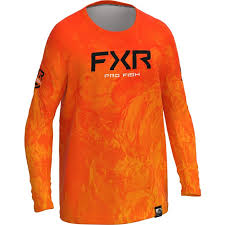 FXR Derby Air UPF Longsleeve Youth Orange
