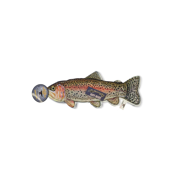 Steel Dog Denim Rainbow Trout Dog Toy
