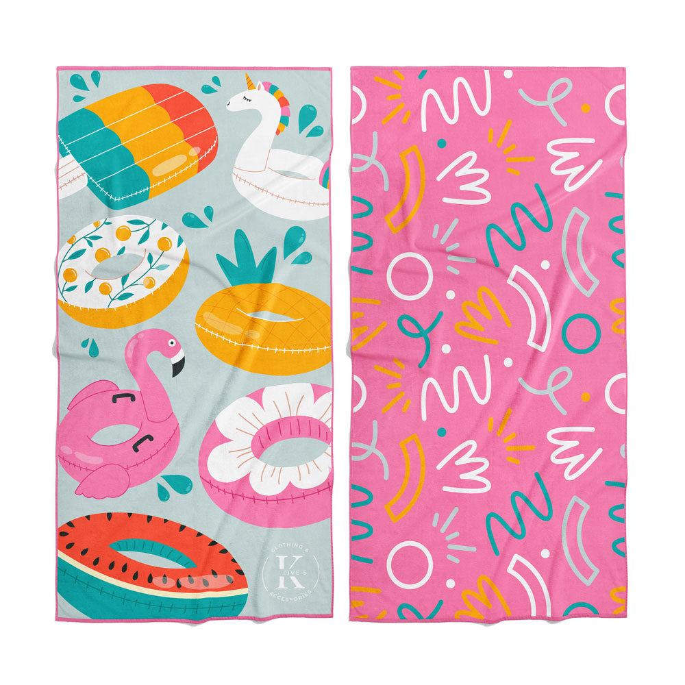 K5 Microfibre Beach Towel 32x64 inch