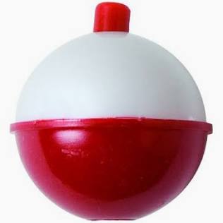 Red and White Bobber