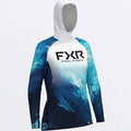 FXR Derby Swell UPF Hoodie Blue
