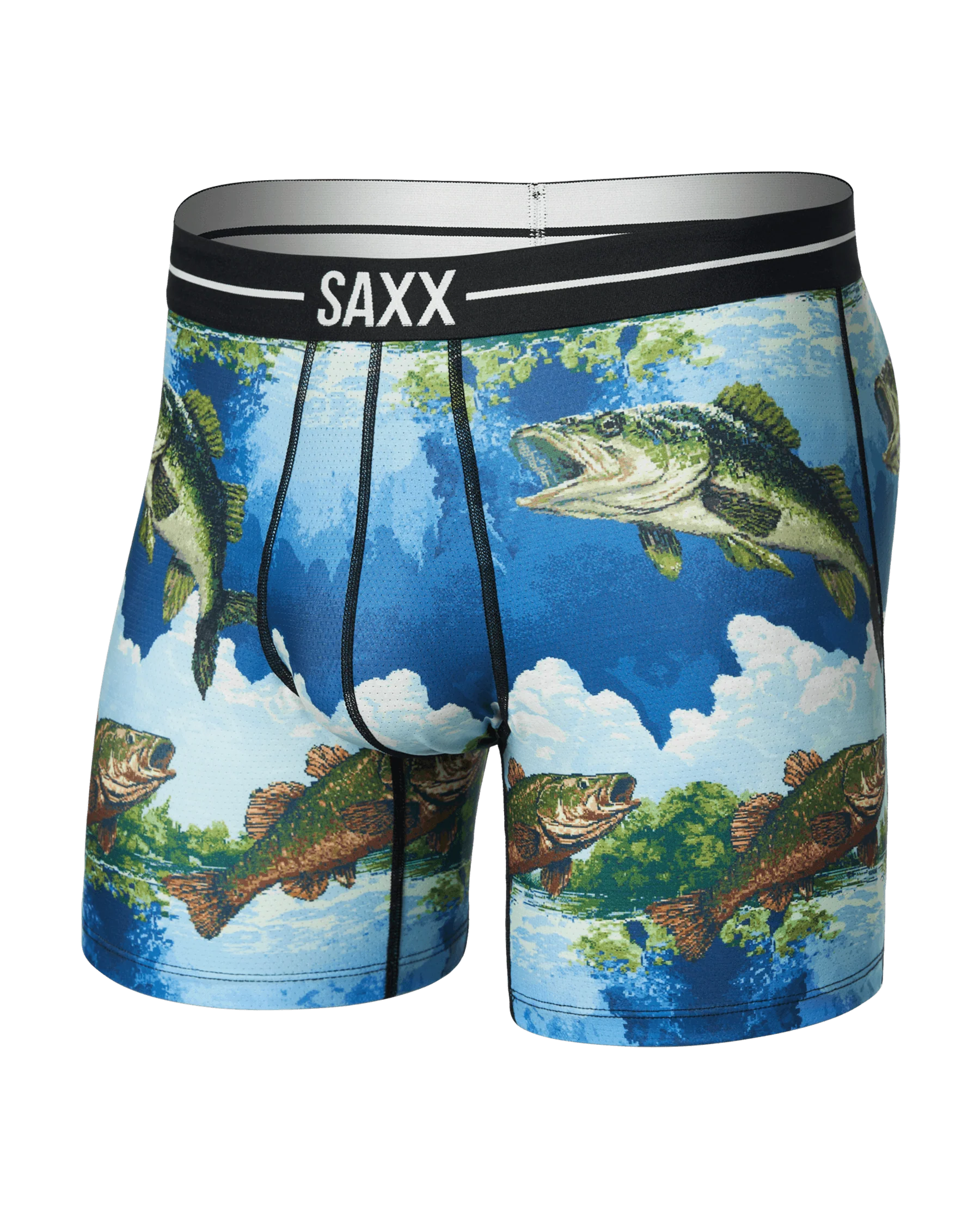SAXX Volt Breathable Mesh Big Mouth Bass Multi